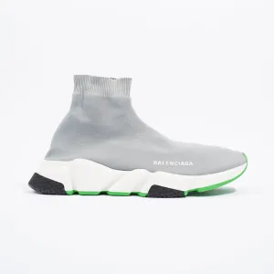 Balenciaga Mens Speed Grey / White / Green EU 43 / UK 9