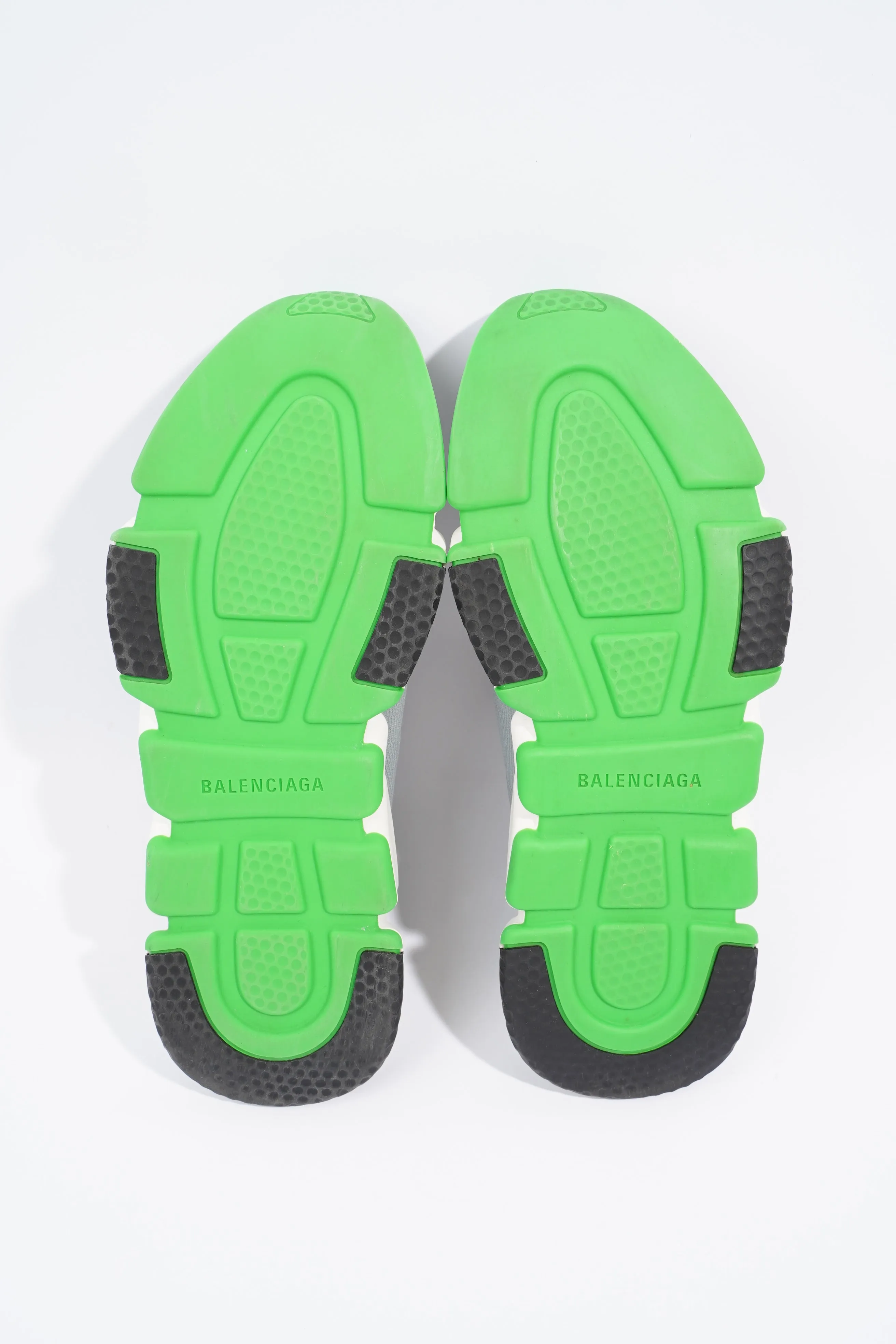 Balenciaga Mens Speed Grey / White / Green EU 43 / UK 9