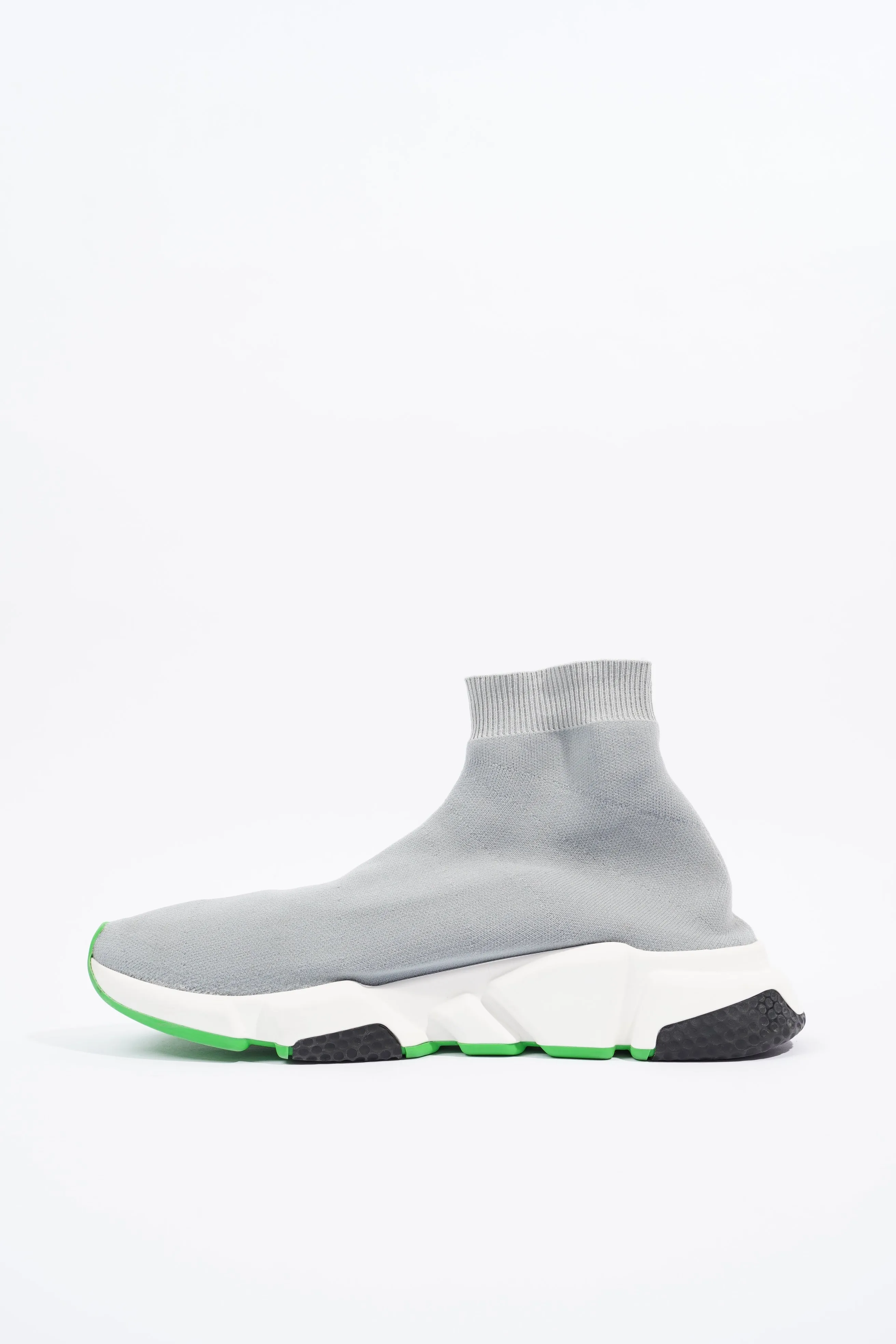 Balenciaga Mens Speed Grey / White / Green EU 43 / UK 9
