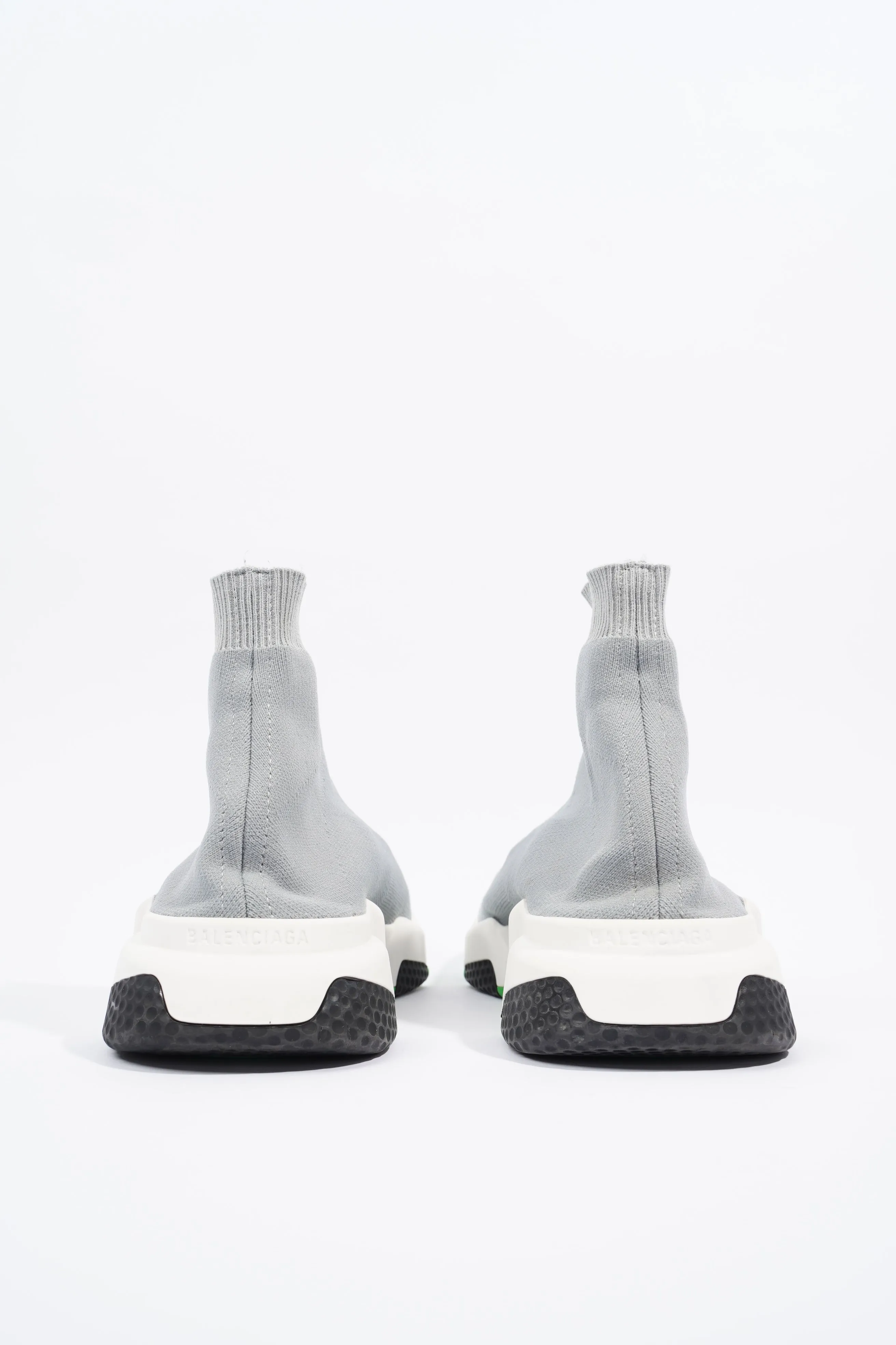 Balenciaga Mens Speed Grey / White / Green EU 43 / UK 9