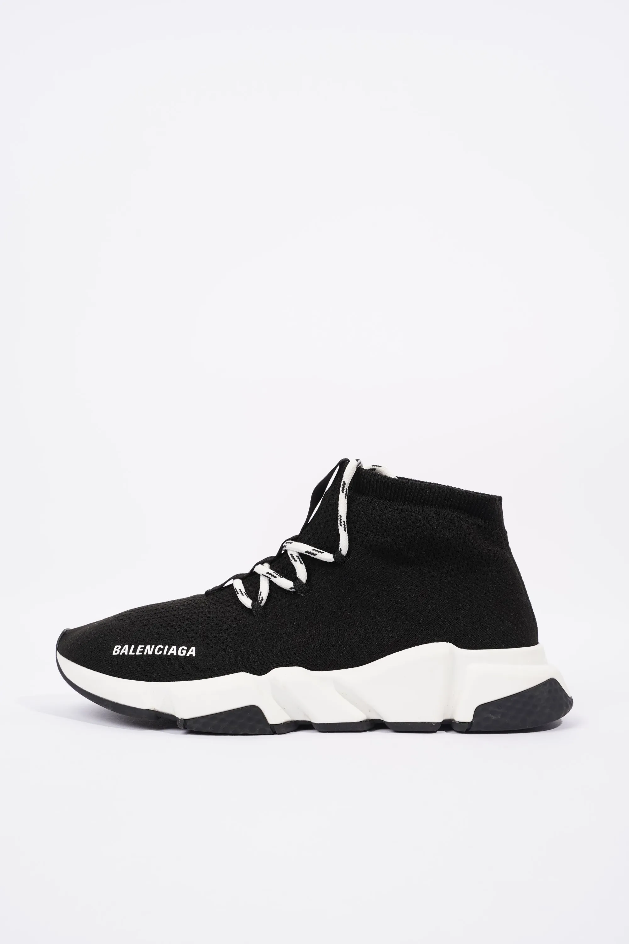 Balenciaga Mens Speed Lace Up Black / White EU 42 / UK 8