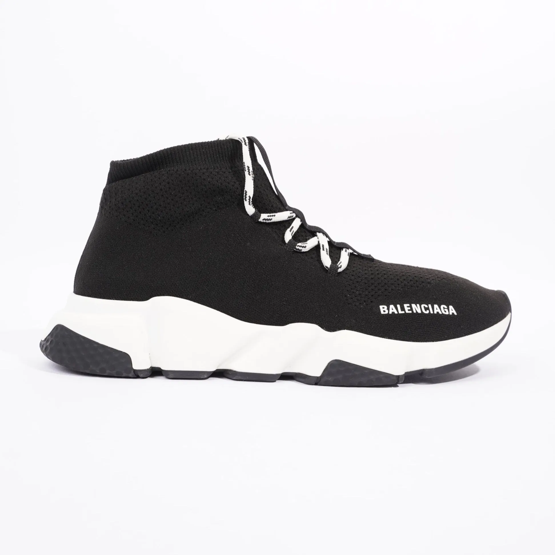 Balenciaga Mens Speed Lace Up Black / White EU 42 / UK 8
