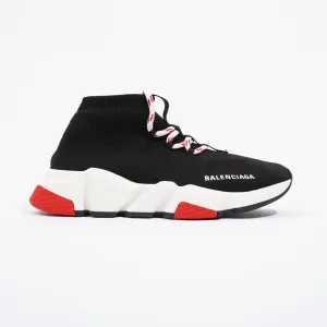 Balenciaga Speed Lace Up Black / White / Red EU 37 / UK 4