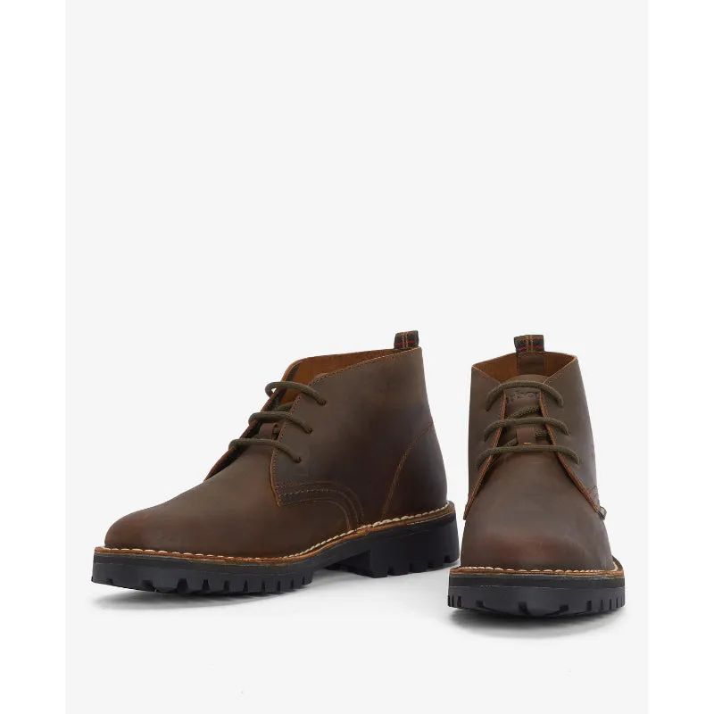 Barbour Hobart Mens Chukka Boot - Brown