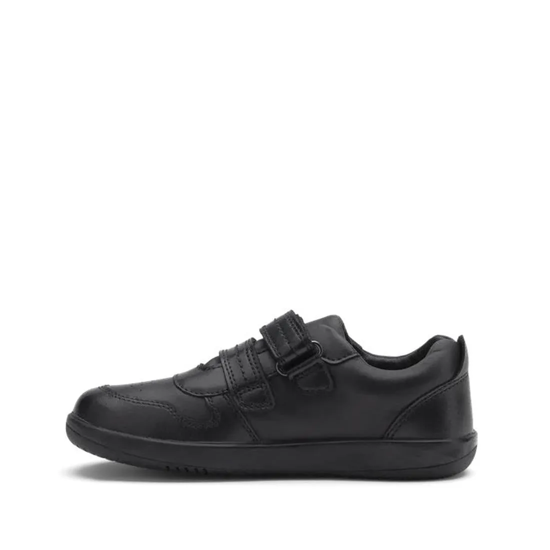 Bobux Kid  Black School Leather Shoe Leap Trainer WATERPROOF