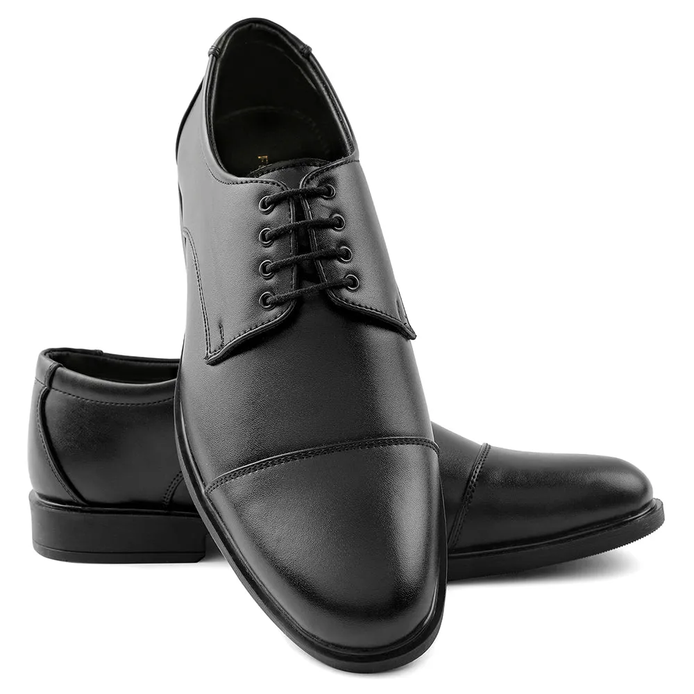 Fortune Black Lacing Formal Oxford Shoes For Men HML-13E By Liberty