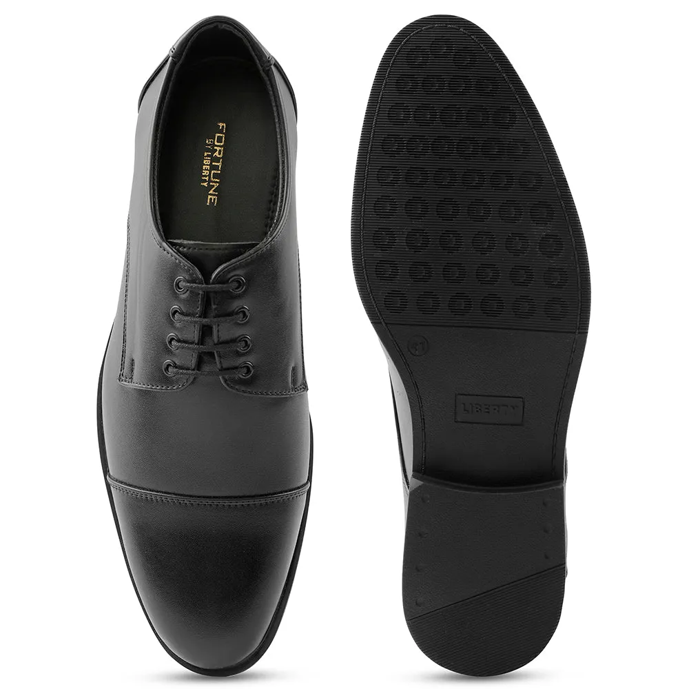 Fortune Black Lacing Formal Oxford Shoes For Men HML-13E By Liberty