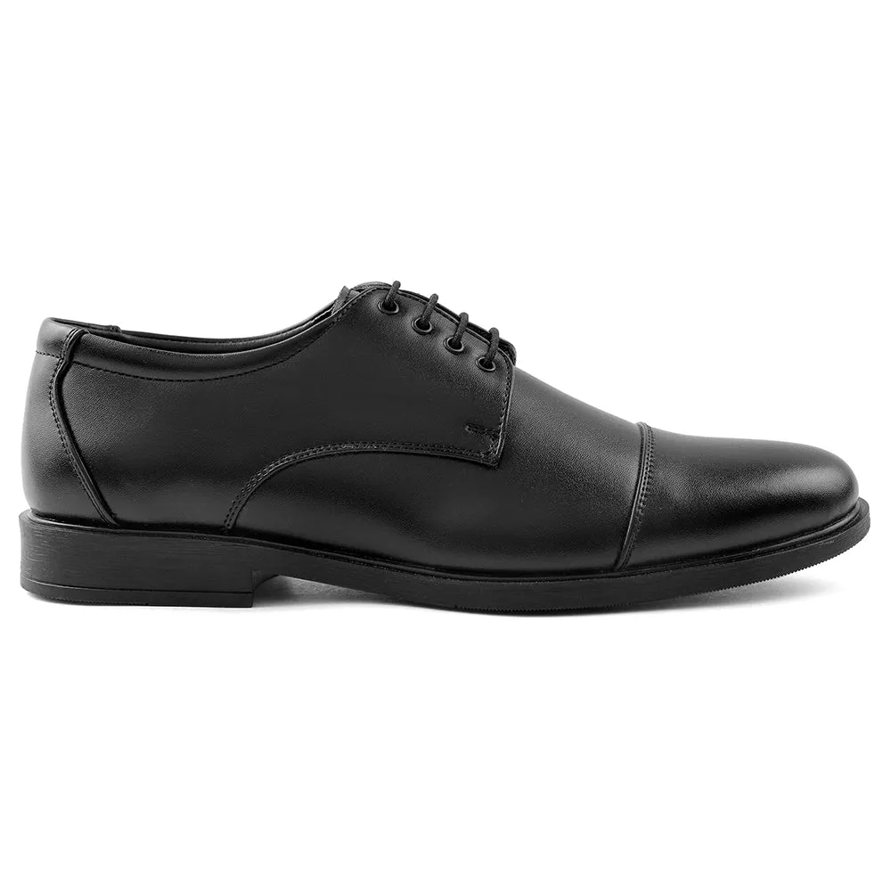 Fortune Black Lacing Formal Oxford Shoes For Men HML-13E By Liberty