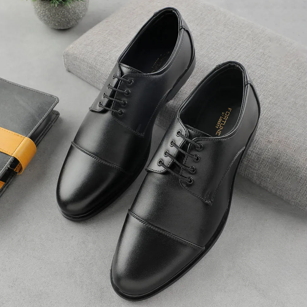 Fortune Black Lacing Formal Oxford Shoes For Men HML-13E By Liberty