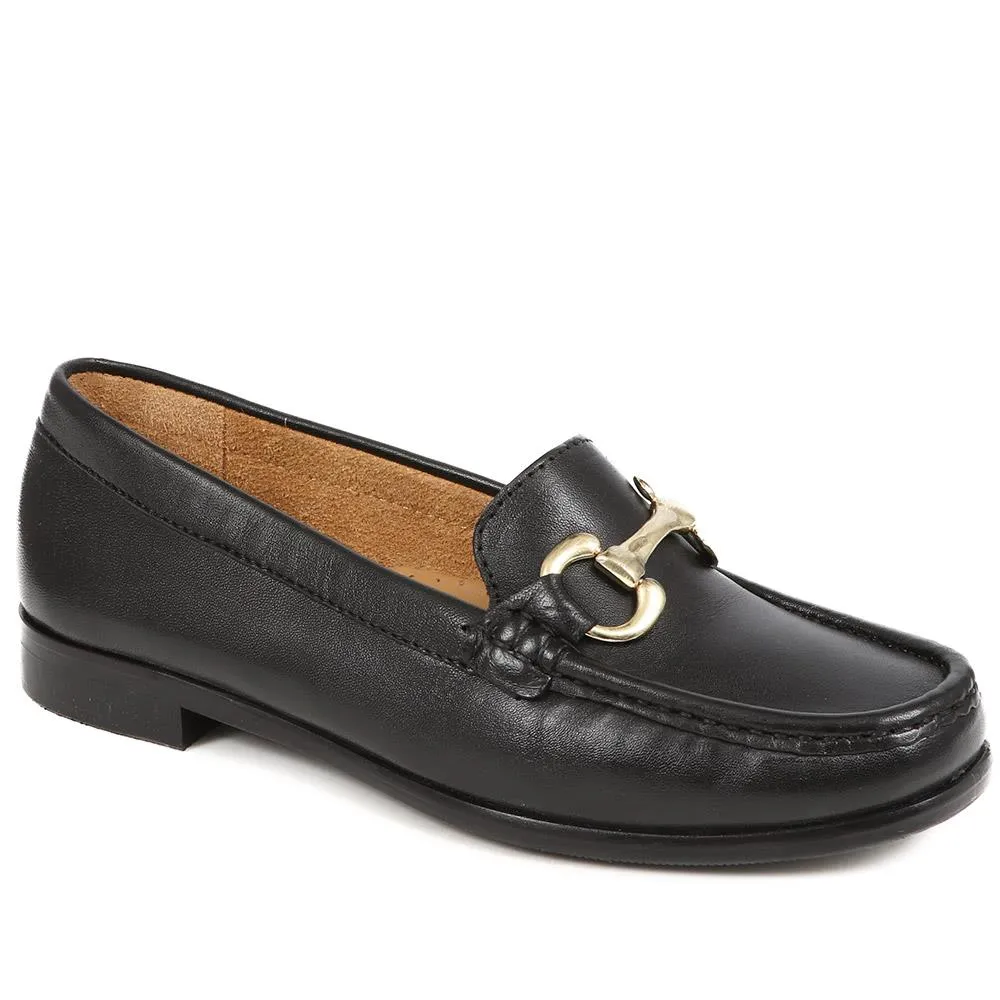 Leather Snaffle Loafers - NAP38021 / 325 129