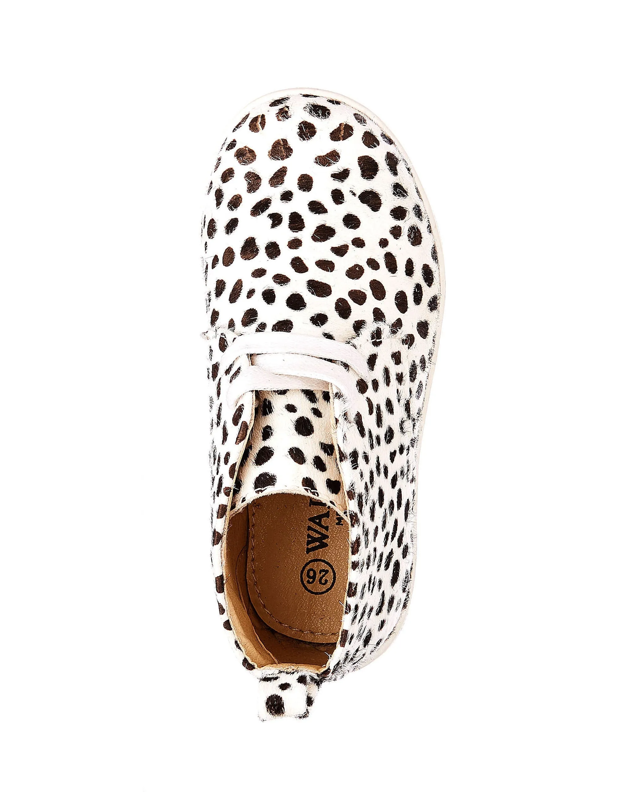 Sammy White Leopard Boot