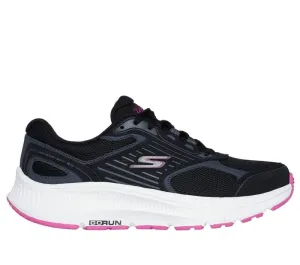 Skechers Women's Go Run 2.0 Sneakers- Black/ Fuchsia