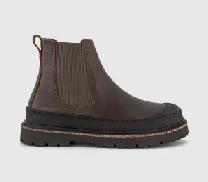 Womens Birkenstock Prescott Chelsea Boots Concrete Grey